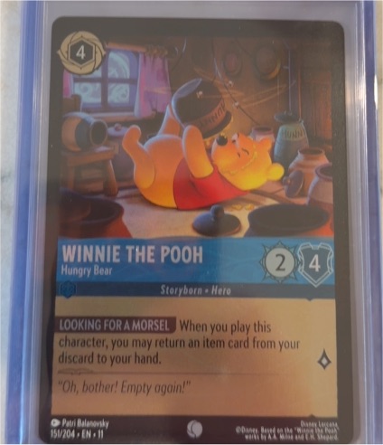 Disney Lorcana #159 Winnie the Pooh Hungry Bear — front