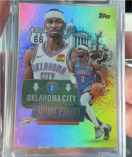 2025-26 Topps Basketball #HCA-5 Shai Gilgeous-Alexander Home Court — front