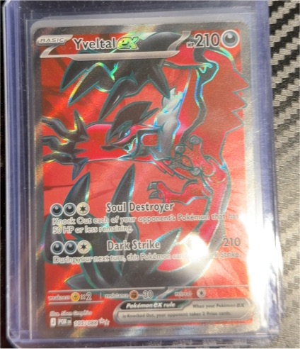 2016 Pokemon TCG Perfect Order #105 Yveltal EX — front