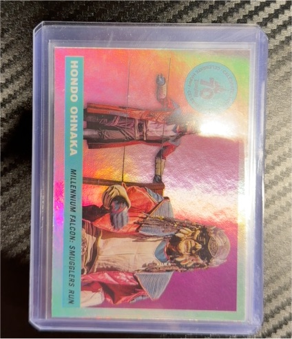 2025 Topps Disneyland 70th Anniversary #T55-7 Hondo Ohnaka Rainbow Foil — front