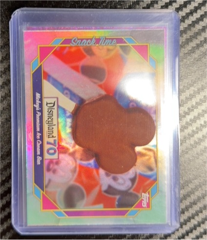 2025 Topps Disneyland 70th #100 Mickey's Premium Ice Cream Bar — front