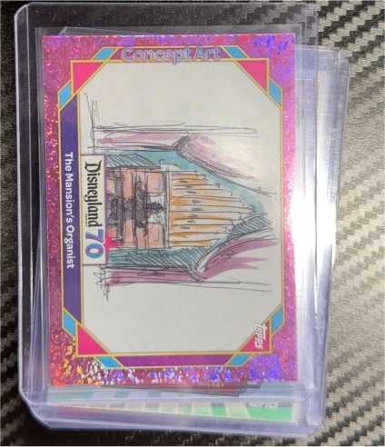 2025 Topps Disneyland 70th #127 The Mansion's Organist — front
