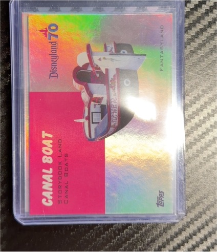 2025 Topps Disneyland 70th Canal Boat #T54-19 — front