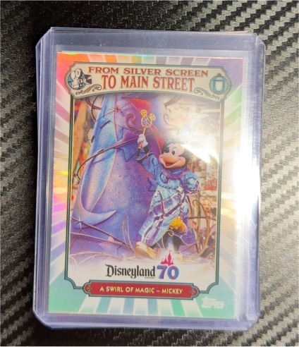 2025 Topps Disneyland 70th #MS-24 Mickey Mouse From Silver Screen to Main Street — front