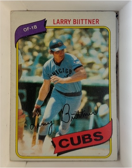 1980 Topps #639 Larry Biittner — front