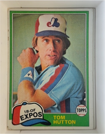 1981 Topps #374 Tom Hutton — front