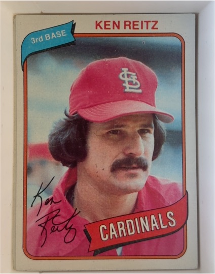 1980 Topps #182 Ken Reitz — front