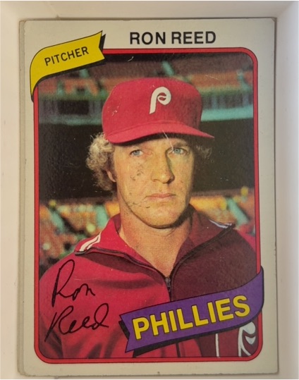 1980 Topps #609 Ron Reed — front