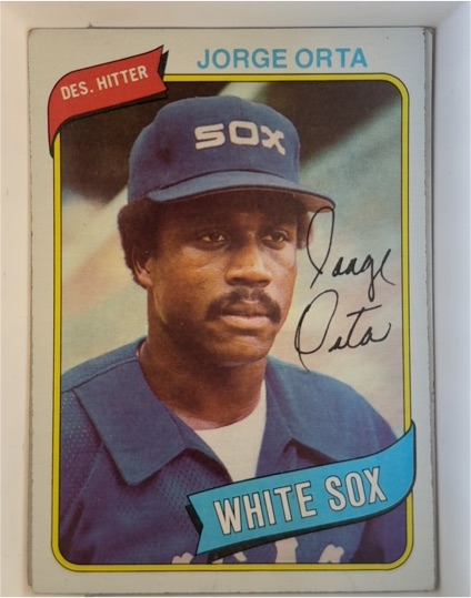 1980 Topps #442 Jorge Orta — front
