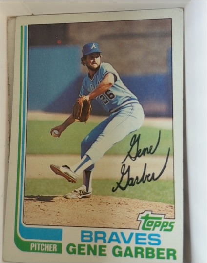 1982 Topps #32 Gene Garber — front