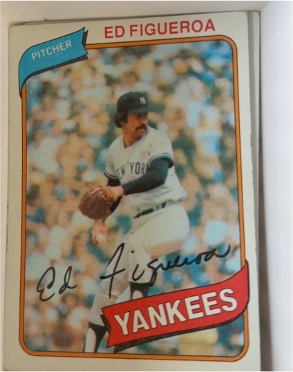 1980 Topps #555 Ed Figueroa — front