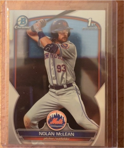 2023 Bowman Chrome #BDC-96 Nolan McLean — front