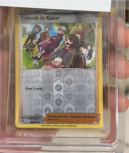 2022 Pokémon TCG Brilliant Stars #140 Friends in Galar — front