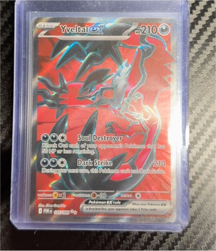 Pokémon TCG XY Phantom Forces #105 Yveltal ex — front