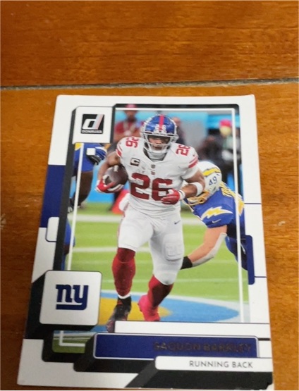 2022 Panini Donruss #163 Saquon Barkley — front