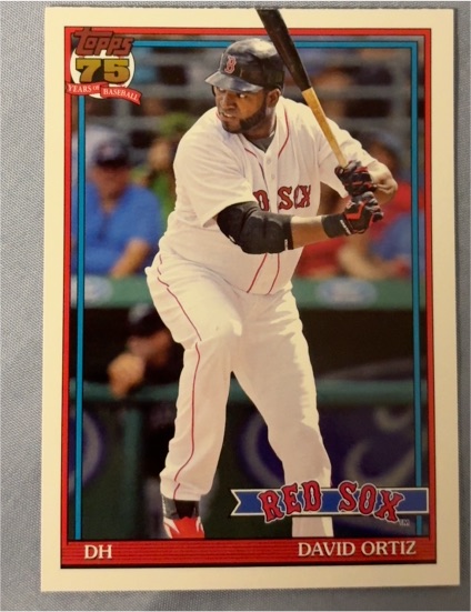 2026 Topps Series 1 #T91-15 David Ortiz — front