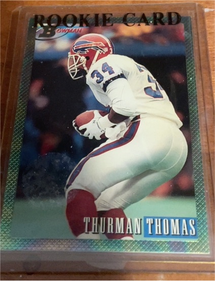 1993 Bowman #60 Thurman Thomas Foil — front