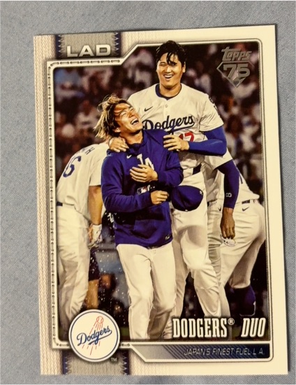 2026 Topps Series 1 #265 Dodgers Duo — front