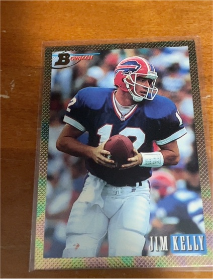1993 Bowman #330 Jim Kelly — front