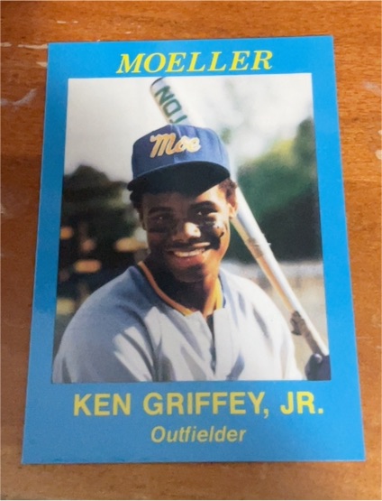 1987 AAMER Sports Moeller High School #NNO Ken Griffey Jr. — front