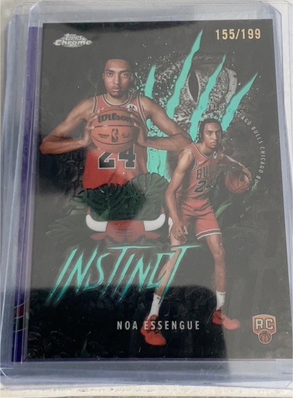 2025-26 Topps Chrome #INS-20 Noa Essengue Instinct — front
