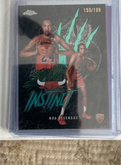2025-26 Topps Chrome #INS-20 Noa Essengue Instinct — front