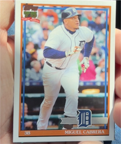 2026 Topps Series 1 #T91-47 Miguel Cabrera — front