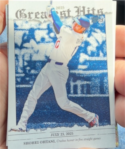 2025 Topps Greatest Hits #GH-17 Shohei Ohtani — front