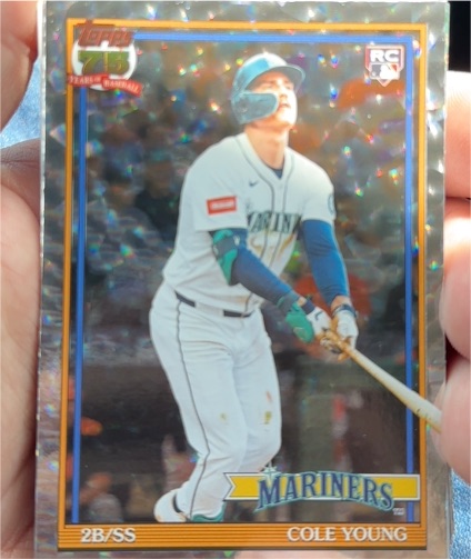 2026 Topps Series 1 #T91-98 Cole Young — front