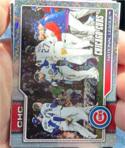 2026 Topps Series 1 #320 Chicago Cubs Team Card — front