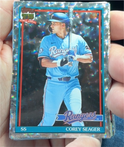 2026 Topps Series 1 #T91-65 Corey Seager — front