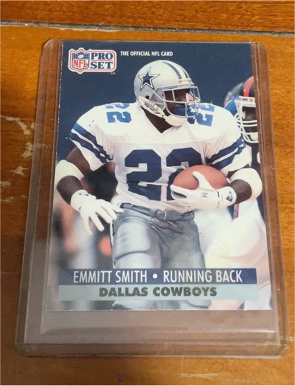 1991 Pro Set #485 Emmitt Smith — front