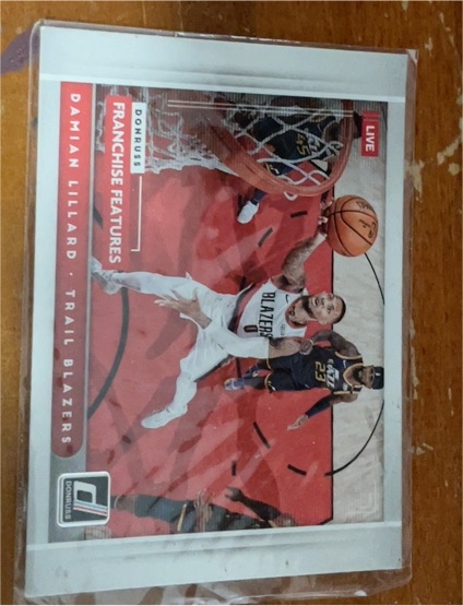 2021-22 Panini Donruss #14 Damian Lillard Franchise Features — front