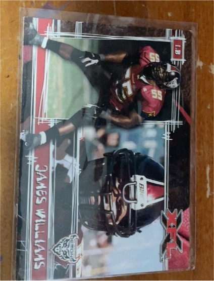 2001 Topps XFL #42 James Williams — front