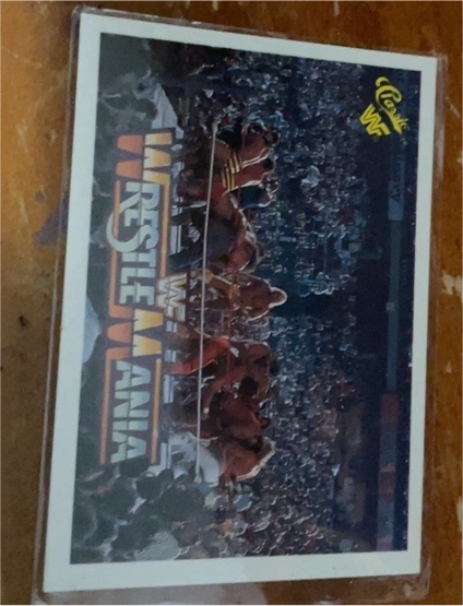 1990 Classic WWF Wrestlemania #4 — front