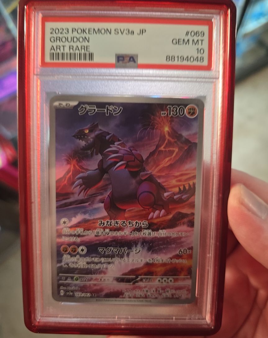 2023 Pokémon SV3a #069 Groudon — front