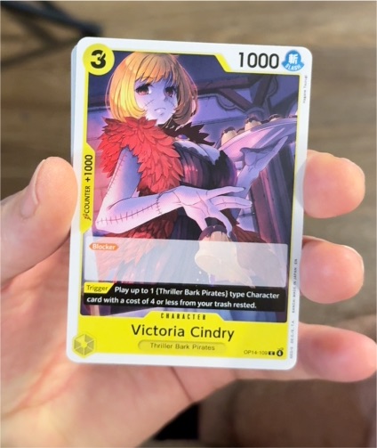 One Piece Card Game 2023 OP14-109 Victoria Cindry — front