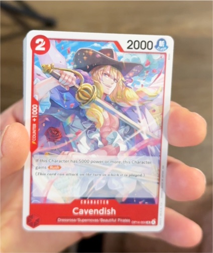 One Piece Card Game OP14-004 Cavendish — front