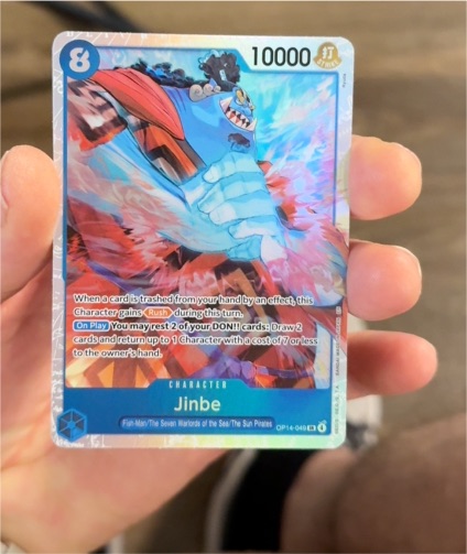 One Piece TCG 2023 OP14-049 Jinbe SR Foil — front