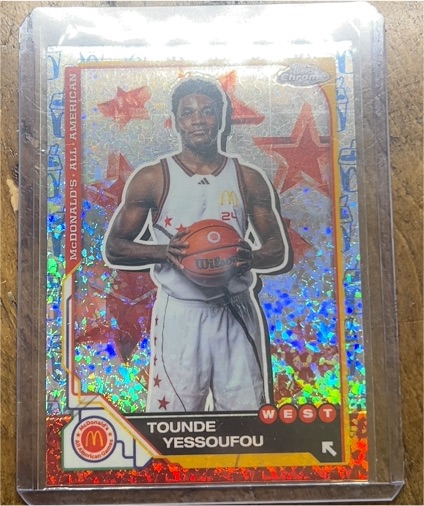 2025 Topps Chrome McDonald's All American #15 Tounde Yessoufou — front