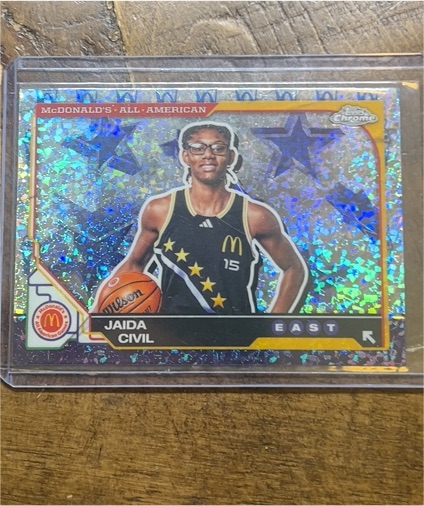 2025 Topps Chrome McDonald's All-American #58 Jaida Civil — front