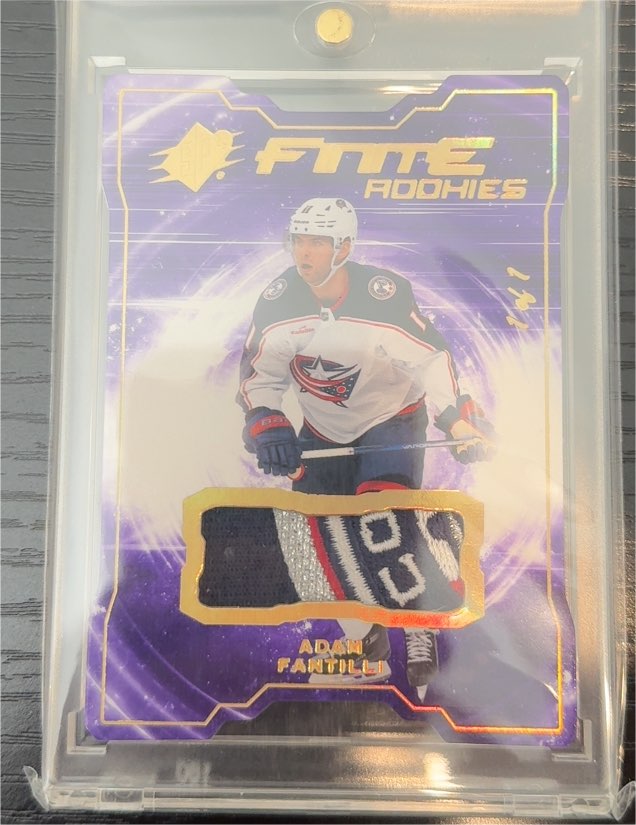 2024-25 Upper Deck SPx Finite #F-9 Adam Fantilli — front