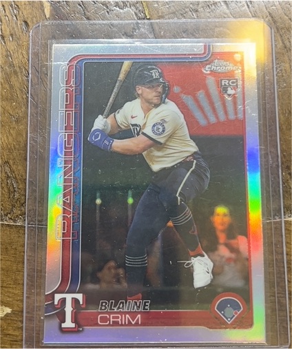 2025 Topps Chrome Update #USC83 Blaine Crim — front