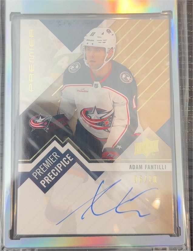 2023-24 Upper Deck Premier Precipice #PPR-AF Adam Fantilli — front