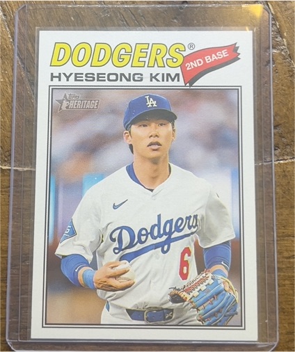 2026 Topps Heritage #268 Hyeseong Kim — front