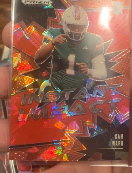 2025 Panini Prizm Draft Picks #II-CWD Cam Ward Instant Impact — front