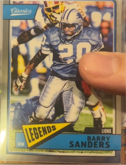 2018 Panini Classics Legends #128 Barry Sanders — front