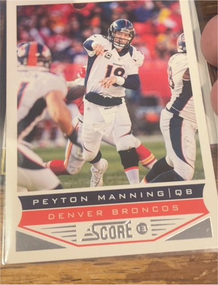 2013 Score #61 Peyton Manning — front