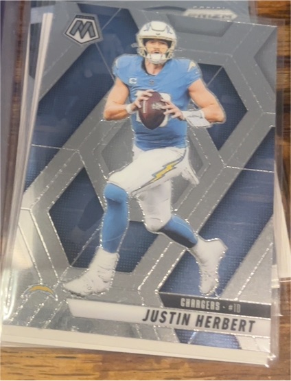 2025 Panini Mosaic #80 Justin Herbert — front