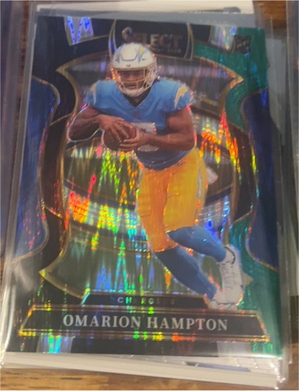 2025 Panini Select #2 Omarion Hampton — front